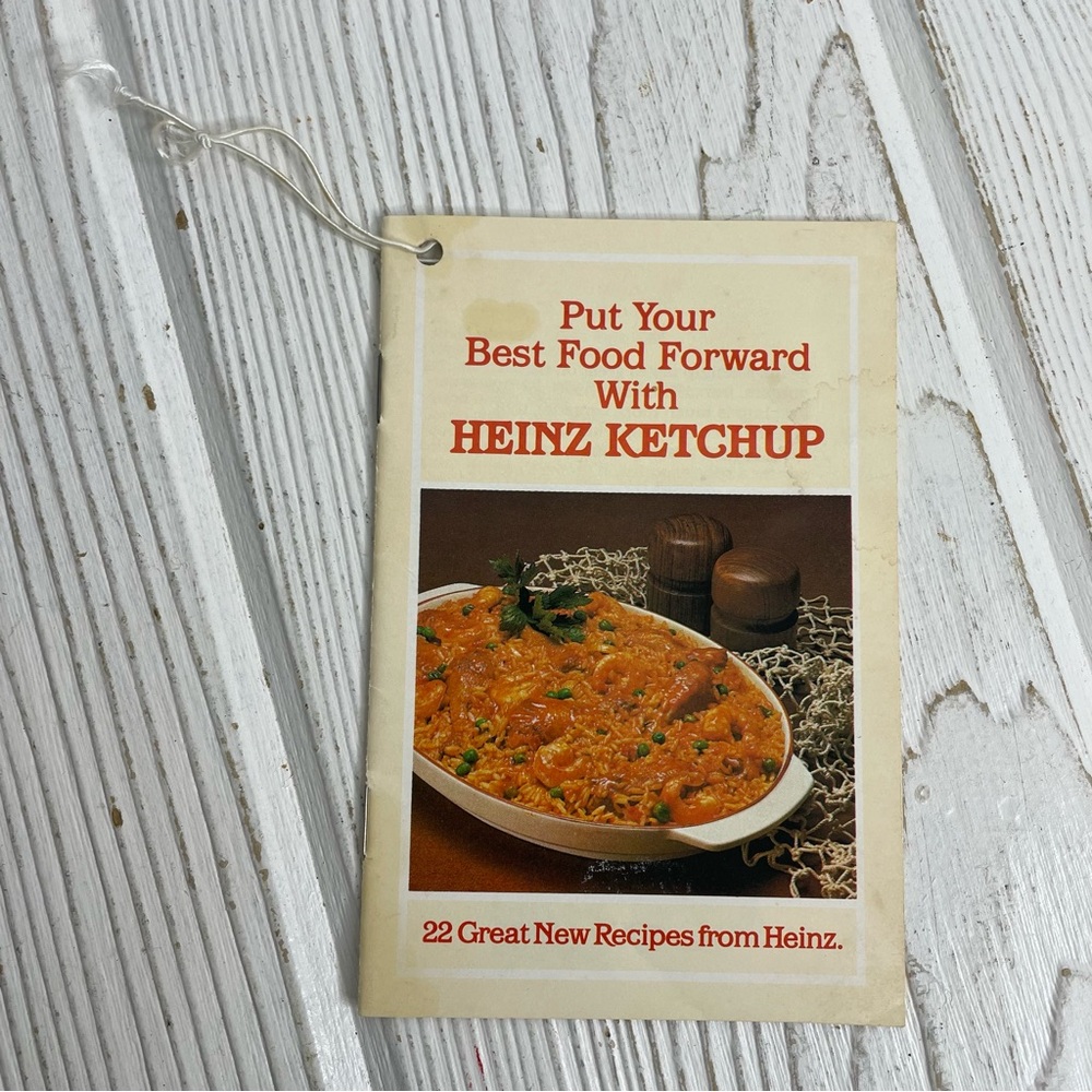1983 Heinz Ketchup Recipe Pamphlet Booklet Vintage 22 Recipes CK 6222 RARE